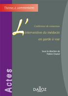 Couverture du livre « L'intervention du médecin en garde à vue » de Chariot-P aux éditions Dalloz