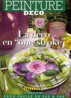 Couverture du livre « La déco en one stroke t.2 » de Donna Dewberry aux éditions De Saxe