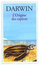 Couverture du livre « L'origine des especes » de Charles Darwin aux éditions Flammarion