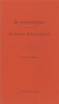 Couverture du livre « La poutargue, dix façons de la préparer » de Mayalen Zubillaga aux éditions Epure