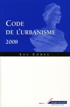 Couverture du livre « Code de l'urbanisme » de Jean Massot aux éditions Berger-levrault