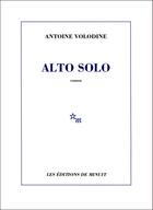 Couverture du livre « Alto solo » de Antoine Volodine aux éditions Minuit