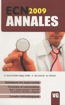 Couverture du livre « ECN annales (édition 2009) » de G. Kuchcinski aux éditions Vernazobres Grego