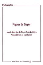 Couverture du livre « Figures de sieyes » de Quiviger/Denis/Salem aux éditions Editions De La Sorbonne