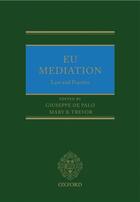 Couverture du livre « EU Mediation Law and Practice » de Giuseppe De Palo aux éditions Oup Oxford