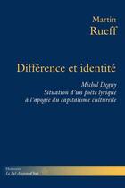 Couverture du livre « Différence et identité » de Rueff-M aux éditions Hermann