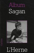 Couverture du livre « Sagan » de Françoise Sagan aux éditions L'herne