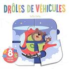 Couverture du livre « Livre puzzle droles de vehicules (mon) » de  aux éditions Shoebox Media