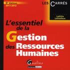 Couverture du livre « L'essentiel de la gestion des ressources humaines (5e édition) » de Laetitia Lethielleux aux éditions Gualino