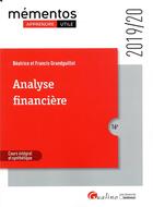 Couverture du livre « Analyse financière (édition 2019/2020) » de Beatrice Grandguillot et Francis Grandguillot aux éditions Gualino