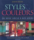 Couverture du livre « Styles et couleurs » de Miller/Clinch aux éditions Grund