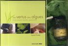 Couverture du livre « Les vertus des algues » de Laura Fronty aux éditions Chasse-maree