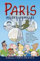 Couverture du livre « Jeu 7 familles paris et ses monuments » de Delerue/Raphael aux éditions Ouest France