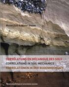 Couverture du livre « Corrélations en mécanique des sols » de Michel Dysli et Walter Steiner aux éditions Ppur