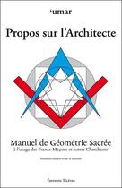 Couverture du livre « Propos sur l'architecte » de  aux éditions Teletes