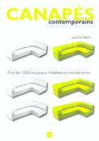 Couverture du livre « Canapes contemporains » de Eva Marin aux éditions Vilo