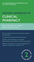 Couverture du livre « Oxford Handbook of Clinical Pharmacy » de Stoner Nicola aux éditions Oup Oxford