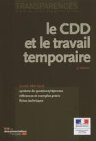 Couverture du livre « Le CDD et le travail temporaire » de  aux éditions Documentation Francaise