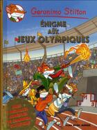 Couverture du livre « Geronimo Stilton HORS-SERIE ; énigme aux jeux olympiques » de Geronimo Stilton aux éditions Albin Michel Jeunesse