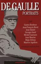 Couverture du livre « De gaulle, portraits » de Jean-Pierre Rioux aux éditions Omnibus