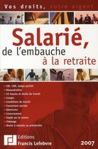 Couverture du livre « Salarié ; de l'embauche à la retraite » de  aux éditions Lefebvre