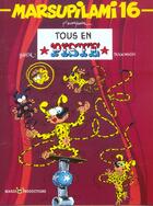 Couverture du livre « Marsupilami Tome 16 : tous en piste » de Batem et Vincent Dugomier et Andre Franquin aux éditions Marsu Productions