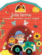 Couverture du livre « Jolie ferme coller colorier » de  aux éditions Yoyo Books