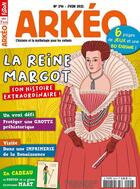 Couverture du livre « Arkeo junior n 296 - la reine margot - juin 2021 » de  aux éditions Arkeo Junior