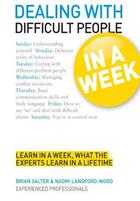 Couverture du livre « Dealing with Difficult People in a Week: Teach Yourself » de Langford-Wood Naomi aux éditions Hodder Education Digital