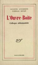 Couverture du livre « L'Ouvre-Boite » de Audiberti/Bryen aux éditions Gallimard