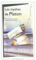 Couverture du livre « Les mythes de Platon » de Platon aux éditions Flammarion