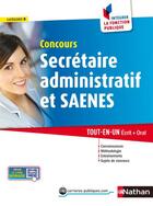 Couverture du livre « Concours secrétaire administratif et SAENES ; catégorie B ; intégrer la fonction publique (édition 2013) » de  aux éditions Nathan