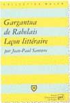 Couverture du livre « Gargantua de rabelais - lecon litteraire » de Jean-Paul Santerre aux éditions Belin Education