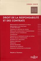 Couverture du livre « Droit de la responsabilité et des contrats (édition 2008/2009) » de Le Tourneau et Stoffel-Munck aux éditions Dalloz