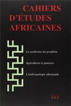 Couverture du livre « Cahiers d'études africaines T.161 » de  aux éditions Ehess