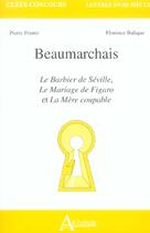 Couverture du livre « Beaumarchais » de Balique/Frantz aux éditions Atlande Editions