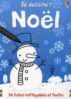 Couverture du livre « JE DESSINE ! ; Noël » de Fiona Watt aux éditions Usborne