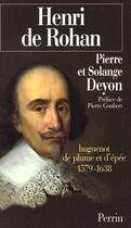 Couverture du livre « Henri de rohan (1579-1638) » de Deyon/Goubert aux éditions Perrin