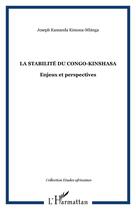 Couverture du livre « La stabilite du congo-kinshasa - enjeux et perspectives » de Kamanda Kimona-Mbing aux éditions Editions L'harmattan