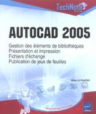 Couverture du livre « Autocad 2005 » de Olivier Le Frapper aux éditions Eni