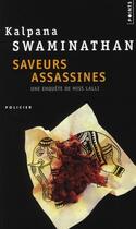 Couverture du livre « Saveurs assassines » de Kalpana Swaminathan aux éditions Points