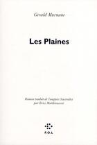 Couverture du livre « Les plaines » de Gerald Murnane aux éditions P.o.l