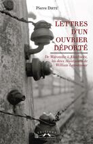 Couverture du livre « Lettres d'un ouvrier déporté » de Pierre Dietz aux éditions Charles Corlet