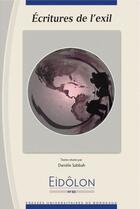 Couverture du livre « Eidôlon ; écritures de l'exil » de Daniele Sabbah aux éditions Pu De Bordeaux