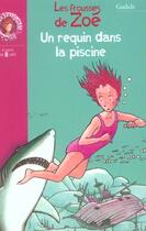 Couverture du livre « Un requin dans la piscine » de Gudule aux éditions Le Livre De Poche Jeunesse