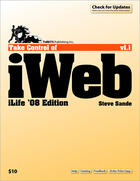 Couverture du livre « Take Control of iWeb: iLife '08 » de Steve Sande aux éditions Tidbits Publishing, Inc.