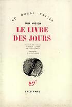 Couverture du livre « Le livre des jours » de Taha Hussein aux éditions Gallimard
