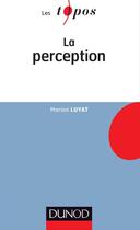 Couverture du livre « La perception » de Marion Luyat aux éditions Dunod