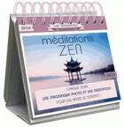 Couverture du livre « Calendrier ; le grand almaniak méditations zen (édition 2018) » de  aux éditions Editions 365
