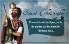 Couverture du livre « Cartes Saint Christophe ; protecteur des voyageurs » de  aux éditions Ephese